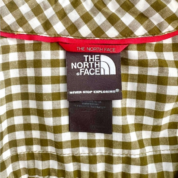 The North Face Men's Green Checkered Shirt Button Down Size Small - Picture 10 of 10